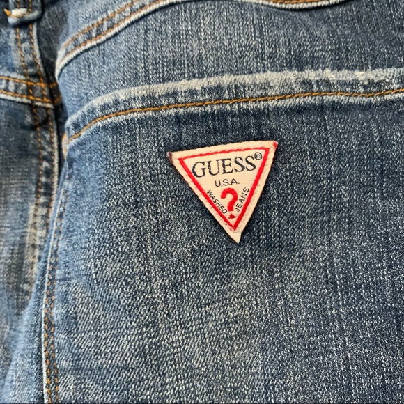 🧢Guess | Denim Button Fly Mini Skirt - Picture 10 of 14